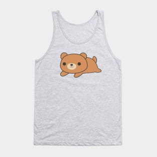 Cute Brown Bear T-Shirt Tank Top